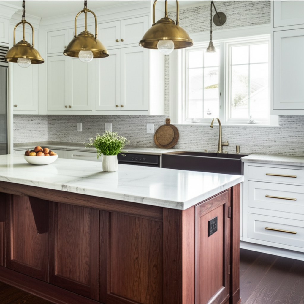 Imagem para o artigo: Farmhouse Kitchen Feels Off? The ONE Thing You're Missing