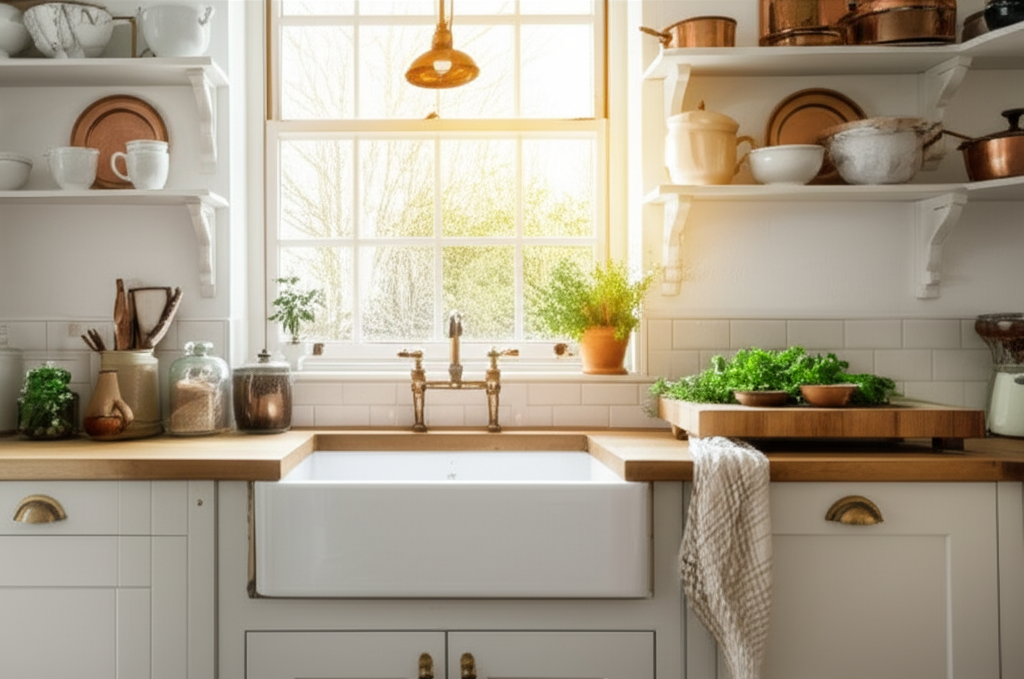 Imagem para o artigo: Farmhouse Kitchen Trends Costing You Money (And What To Do Instead!)